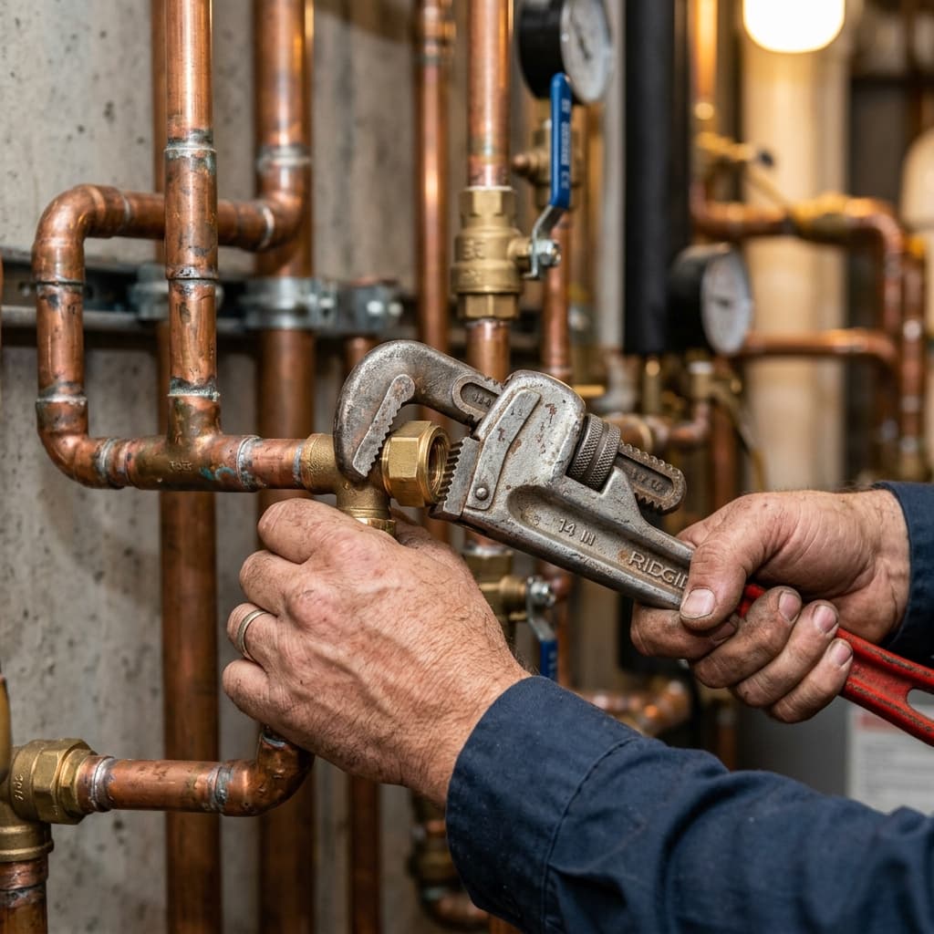 Plumbing work detail